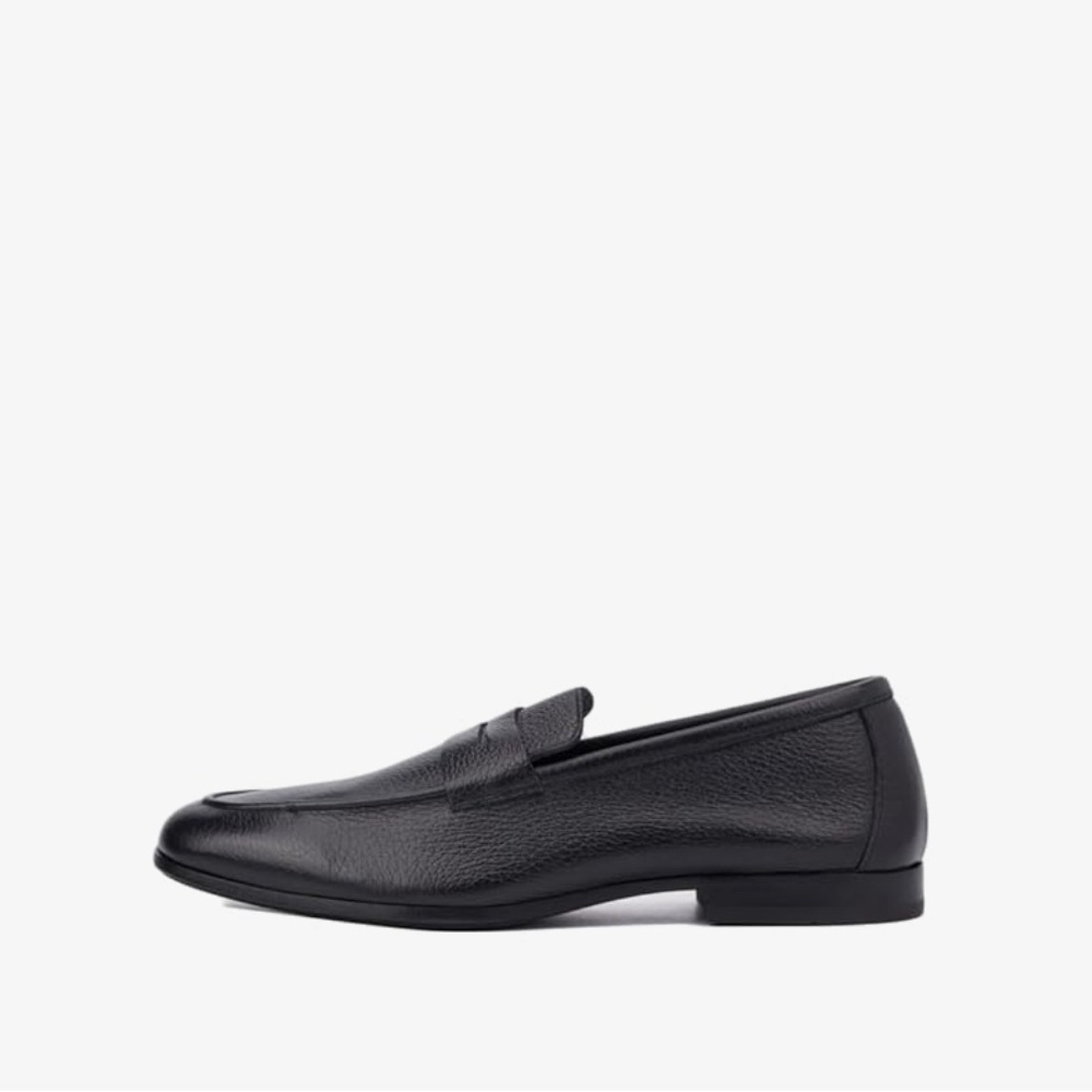 Aquatalia Black Leather Slip-On Loafers NWT Size 8.5